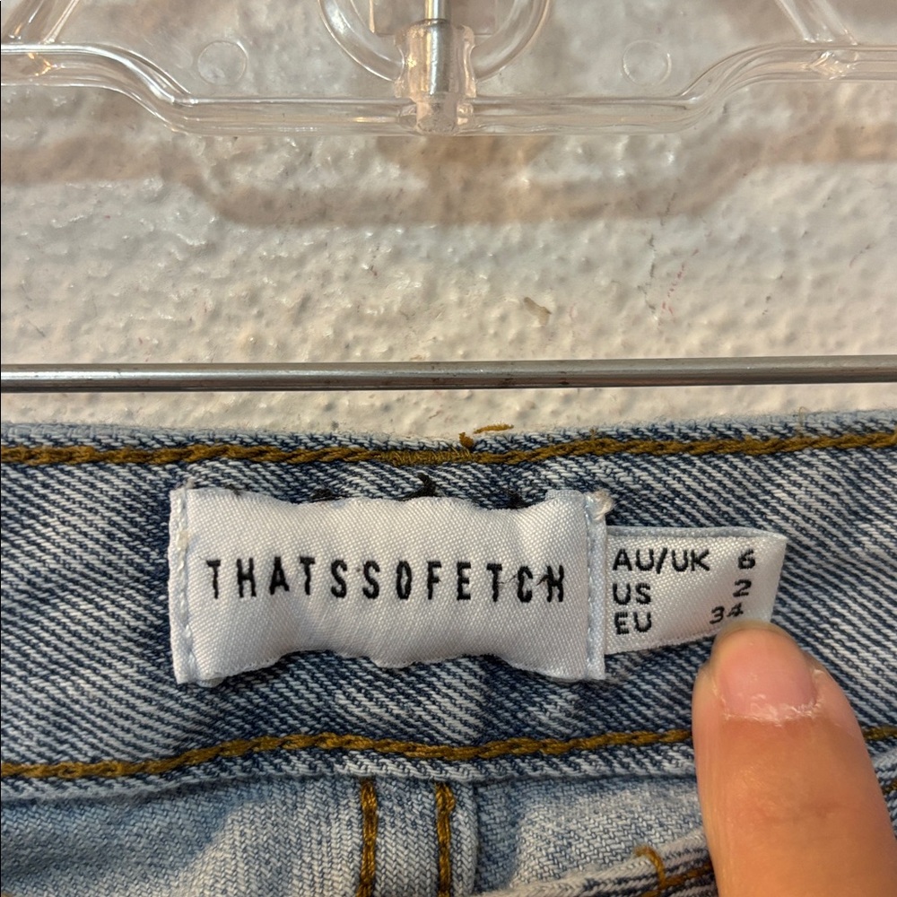 Thatssofetch Light Blue Denim Jeans - Picture 4 of 7